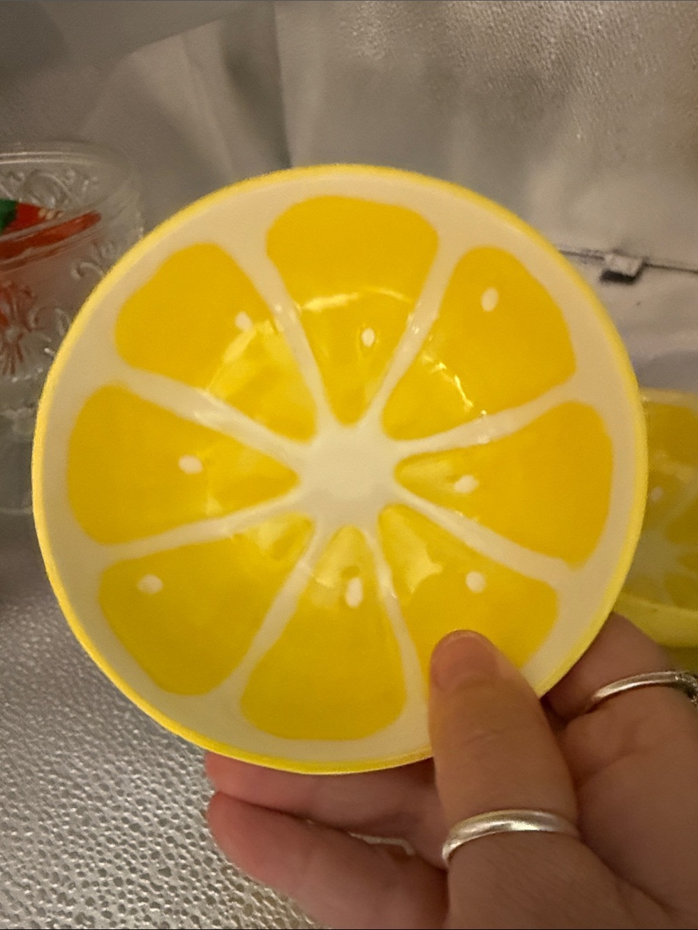 Smart Living Yellow Ceramic Citrus Bowls - Set of 2 - Picture 8 of 14